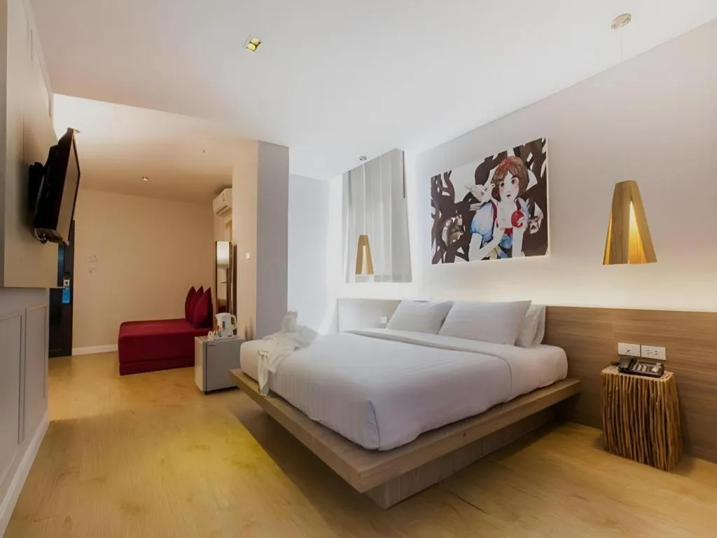 Bed in The Bed Hotel Hatyai