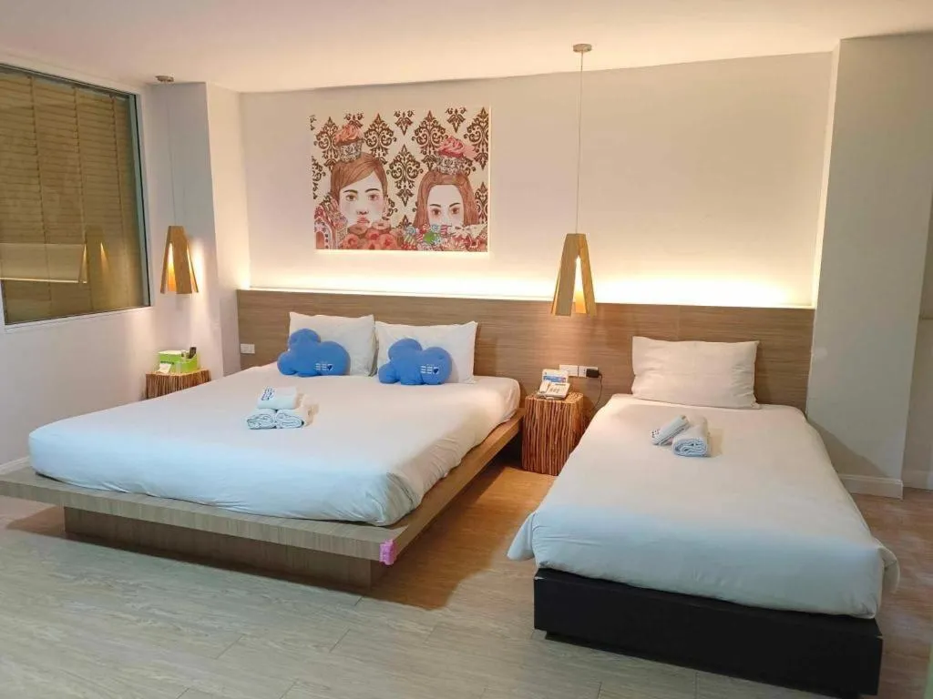 Bed in The Bed Hotel Hatyai