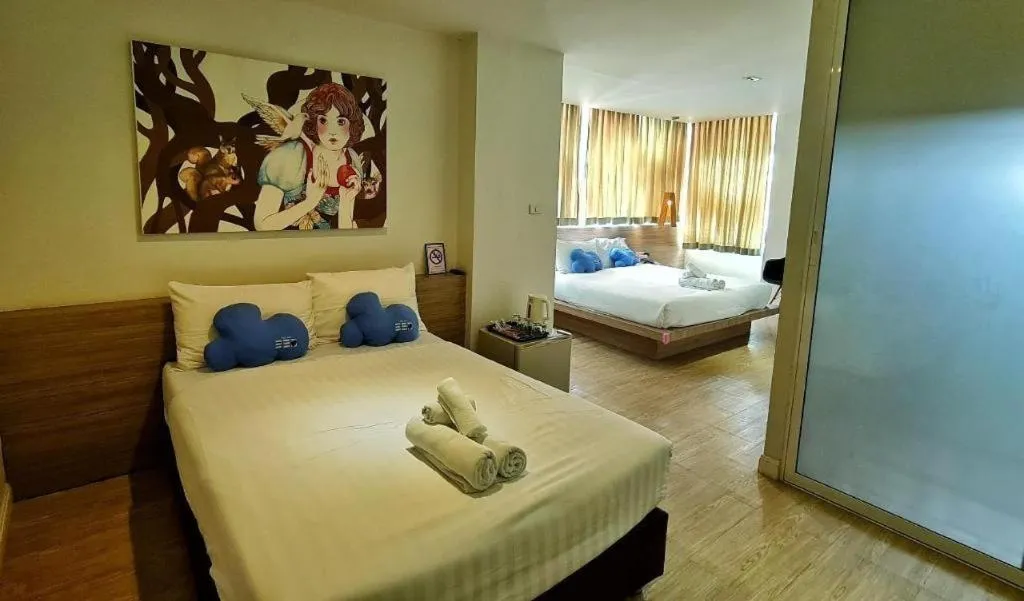 Bed in The Bed Hotel Hatyai