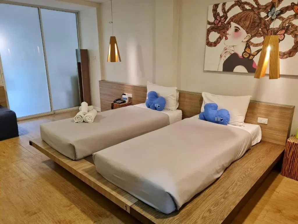 Bed in The Bed Hotel Hatyai