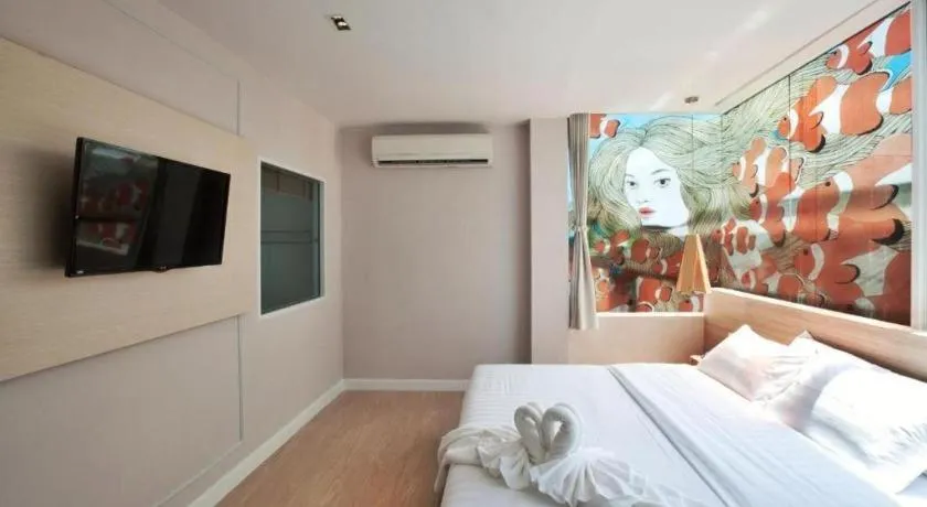 Bed in The Bed Hotel Hatyai