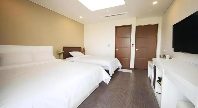 Bed in Sea View Hotel