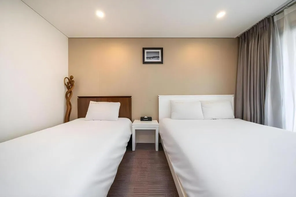 Bed in Sea View Hotel