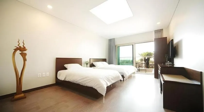 Bed in Sea View Hotel