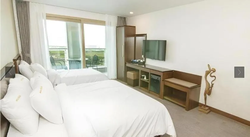 Bed in Sea View Hotel