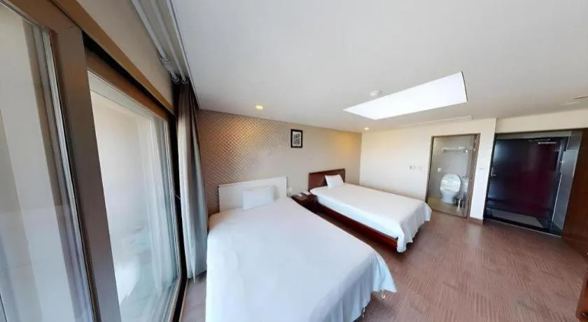 Bed in Sea View Hotel