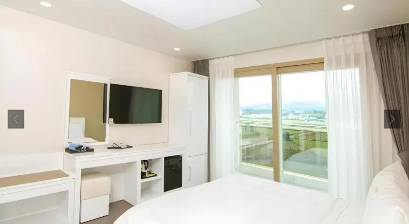 Bed in Sea View Hotel