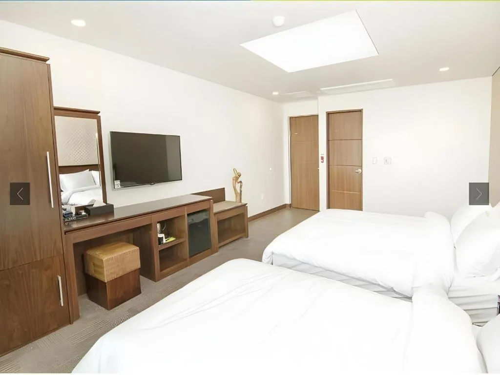 Bed in Sea View Hotel