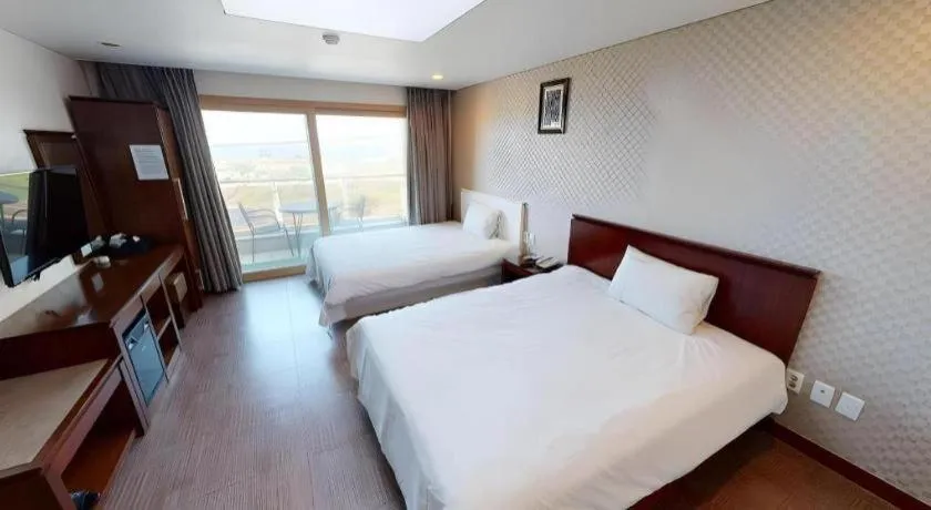 Bed in Sea View Hotel