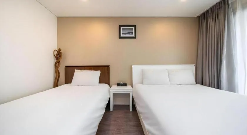 Bed in Sea View Hotel