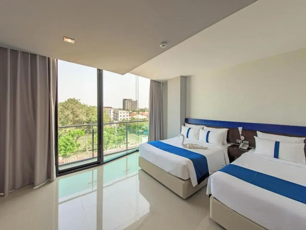 Bed in Ingtara Hotel Bed in Ingtara Hotel