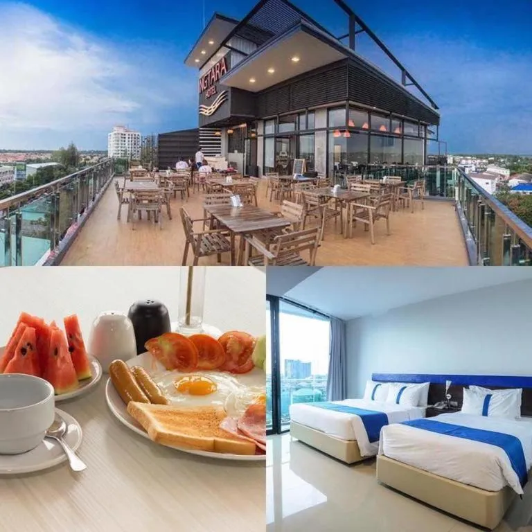 Bed in Ingtara Hotel