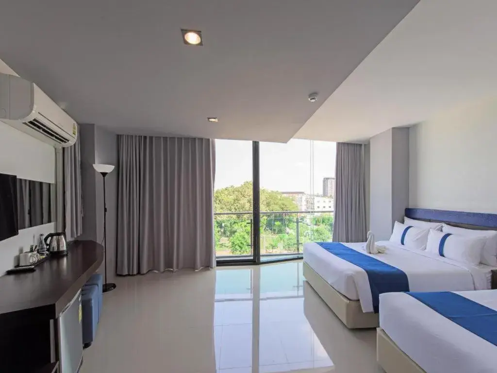 Bed in Ingtara Hotel Bed in Ingtara Hotel