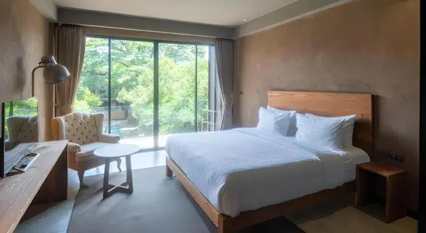 Bed in Monaz River Kwai Kanchanaburi Bed in Monaz River Kwai Kanchanaburi