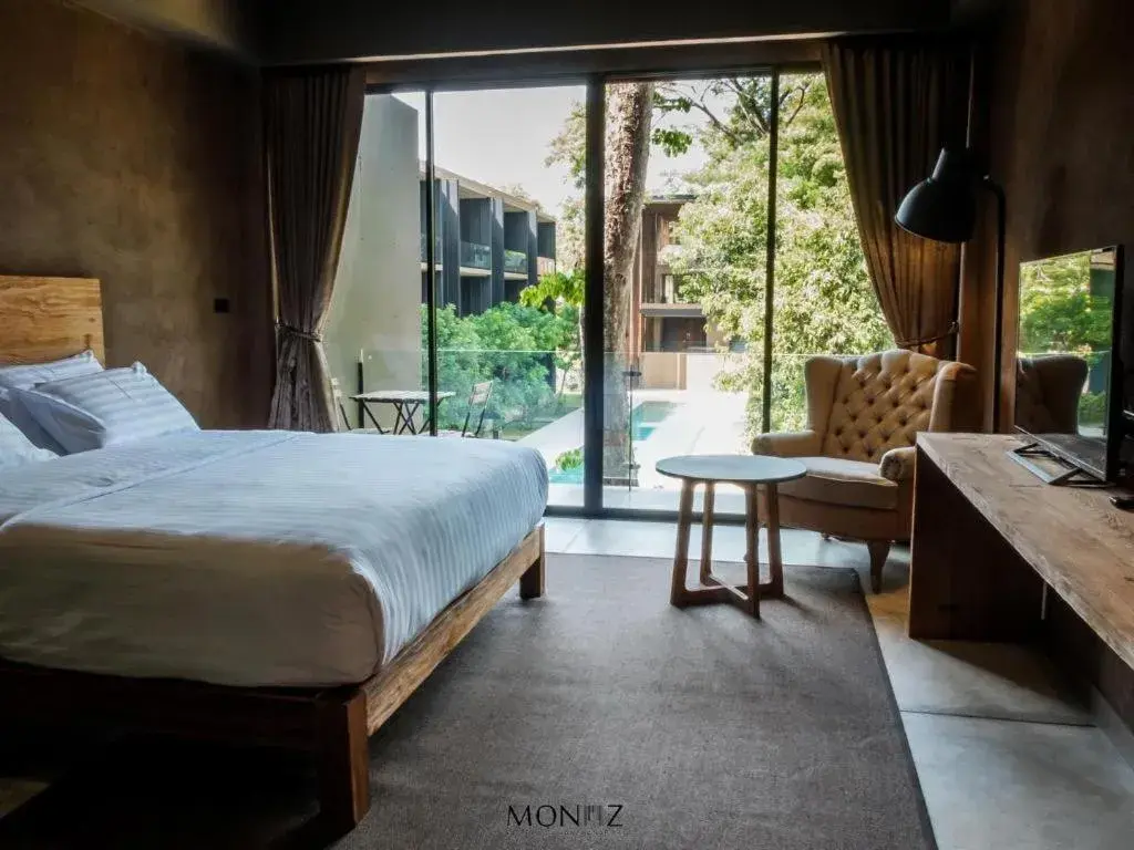 Bed in Monaz River Kwai Kanchanaburi Bed in Monaz River Kwai Kanchanaburi