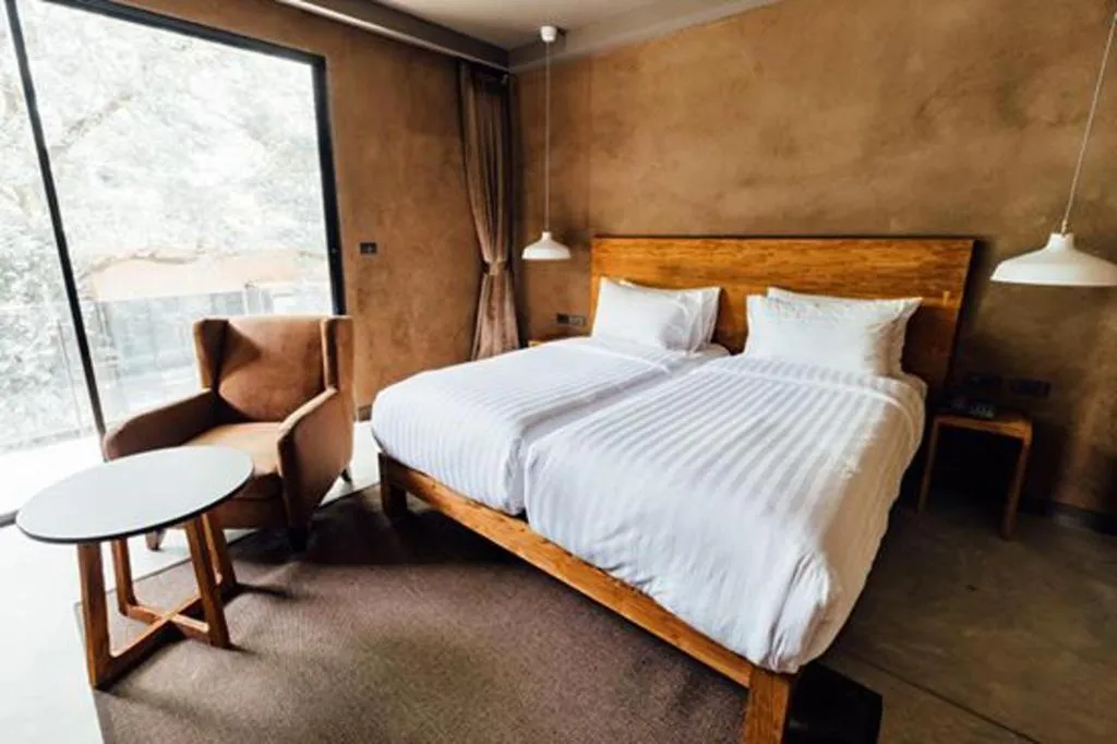 Bed in Monaz River Kwai Kanchanaburi