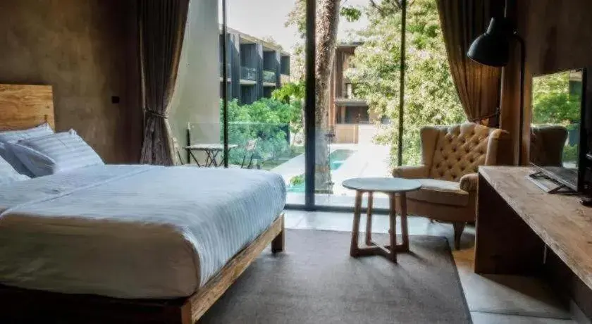 Bed in Monaz River Kwai Kanchanaburi Bed in Monaz River Kwai Kanchanaburi