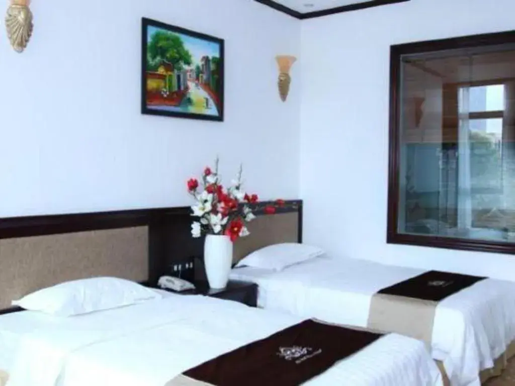 Bed in A1 Hill Hanoi Hotel Bed in A1 Hill Hanoi Hotel