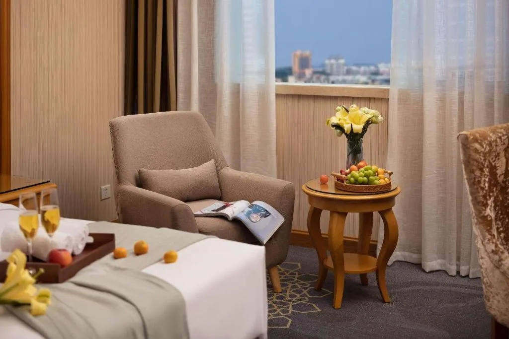 Bed in Vienna Hotel Guangzhou Panyu Shiqiao Center Branch