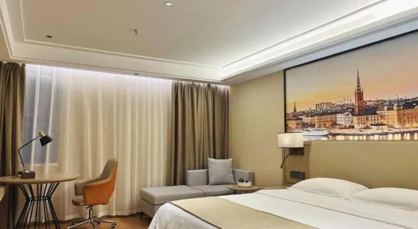 Bed in GreenTree Inn Qingyuan Qinghe Avenue Branch