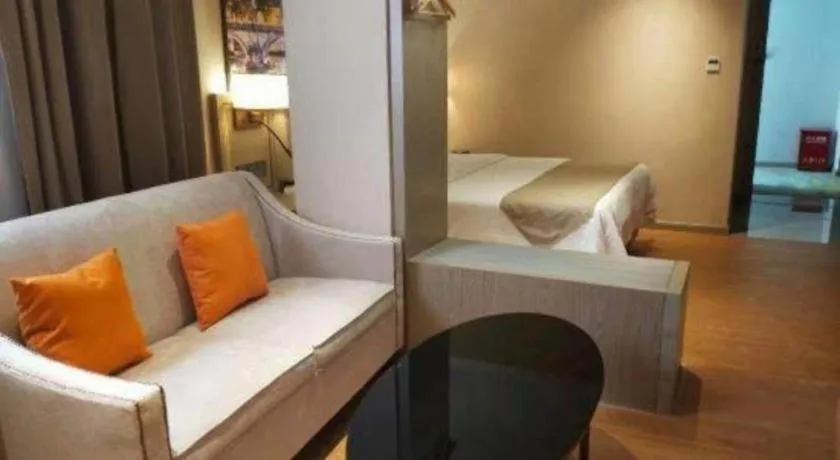 Bed in GreenTree Inn Qingyuan Qinghe Avenue Branch