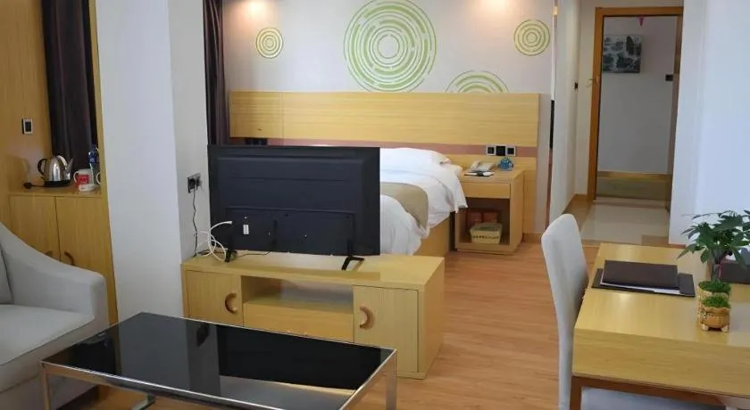 Bed in GreenTree Inn Qingyuan Qinghe Avenue Branch