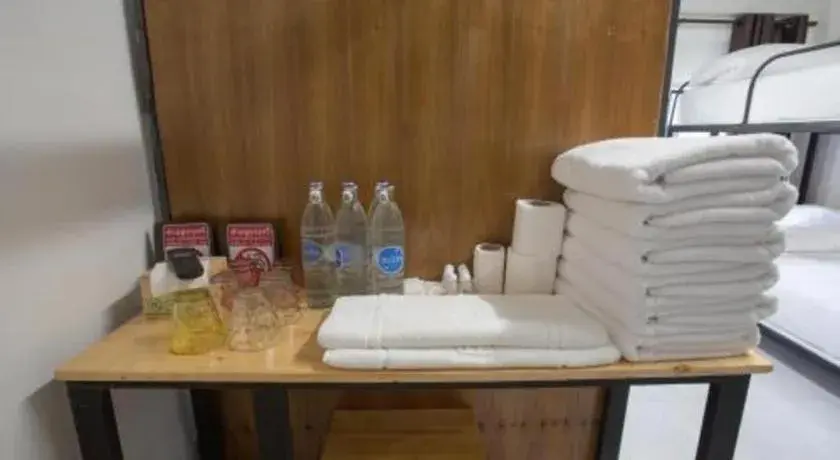 Bed in QBix Hotel Bed in QBix Hotel