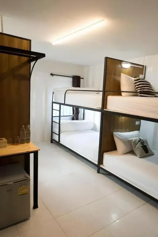 Bed in QBix Hotel Bed in QBix Hotel