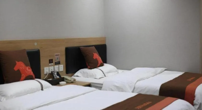 Bed in Jun Hotel Jiangsu Nanjing Gulou District Gupinggang