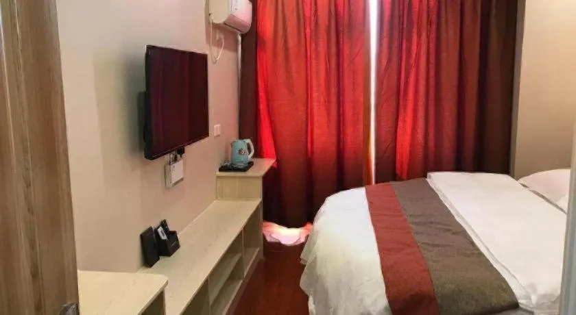 Bed in Jun Hotel Jiangsu Nanjing Gulou District Gupinggang