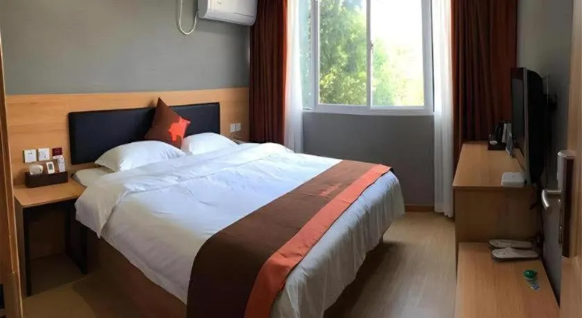 Bed in Jun Hotel Jiangsu Nanjing Gulou District Gupinggang
