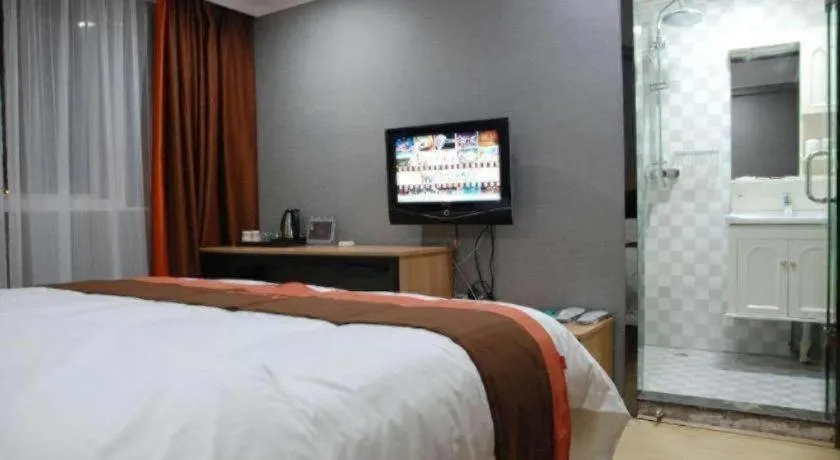 Bed in Jun Hotel Jiangsu Nanjing Gulou District Gupinggang