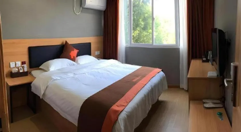 Bed in Jun Hotel Jiangsu Nanjing Gulou District Gupinggang