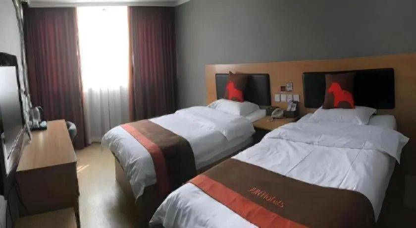 Bed in Jun Hotel Jiangsu Nanjing Gulou District Gupinggang