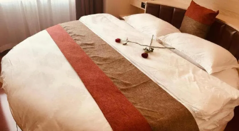 Bed in Jun Hotel Jiangsu Nanjing Gulou District Gupinggang