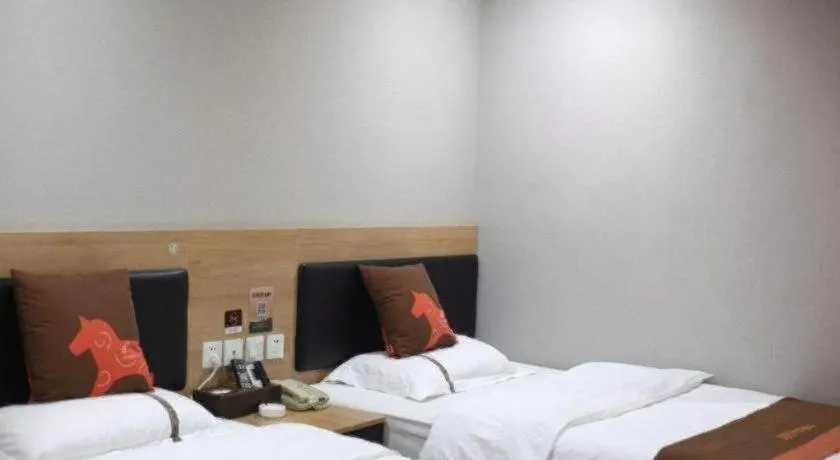 Bed in Jun Hotel Jiangsu Nanjing Gulou District Gupinggang