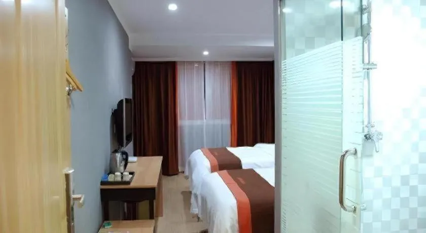 Bed in Jun Hotel Jiangsu Nanjing Gulou District Gupinggang
