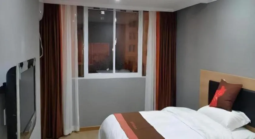 Bed in Jun Hotel Jiangsu Nanjing Gulou District Gupinggang