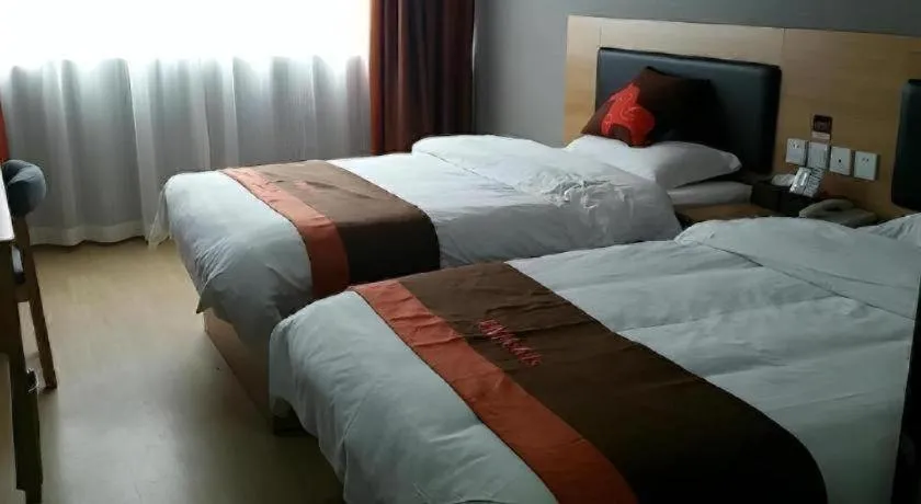 Bed in Jun Hotel Jiangsu Nanjing Gulou District Gupinggang