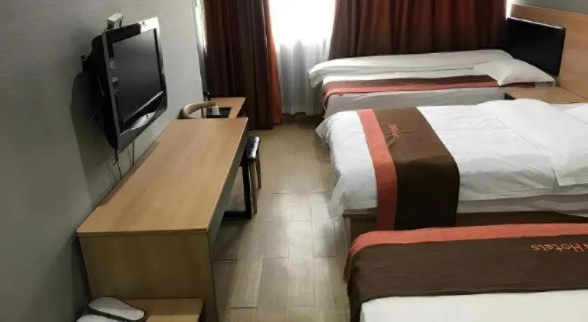 Bed in Jun Hotel Jiangsu Nanjing Gulou District Gupinggang