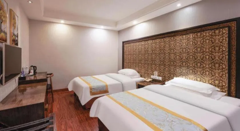 Bed in Yitel Collection Beijing Capital Airport New International Exhibition