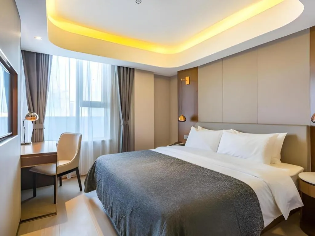 Bed in Yitel Collection Beijing Capital Airport New International Exhibition