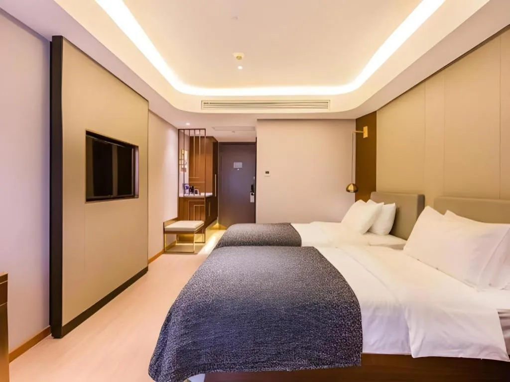 Bed in Yitel Collection Beijing Capital Airport New International Exhibition