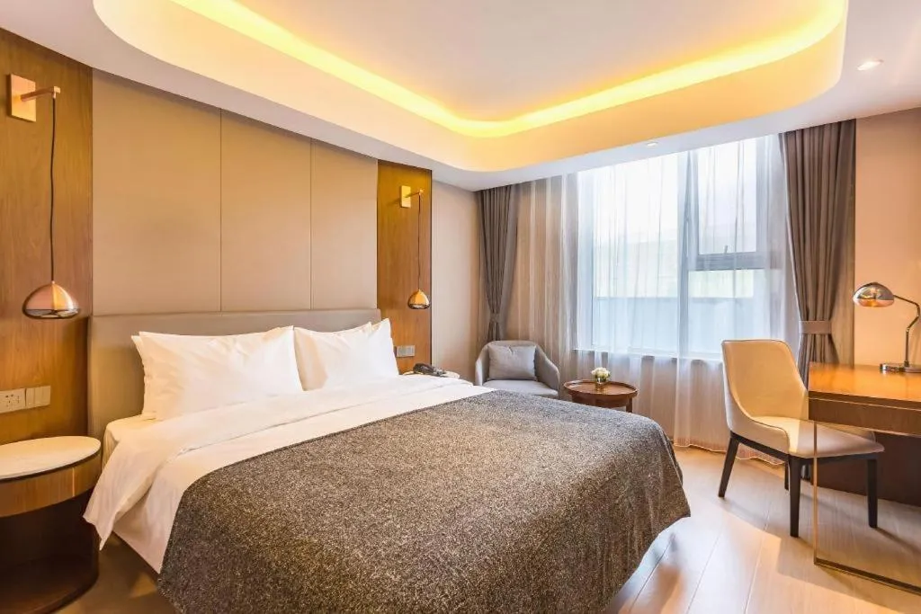 Bed in Yitel Collection Beijing Capital Airport New International Exhibition