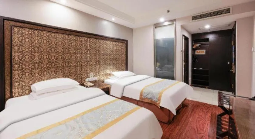 Bed in Yitel Collection Beijing Capital Airport New International Exhibition