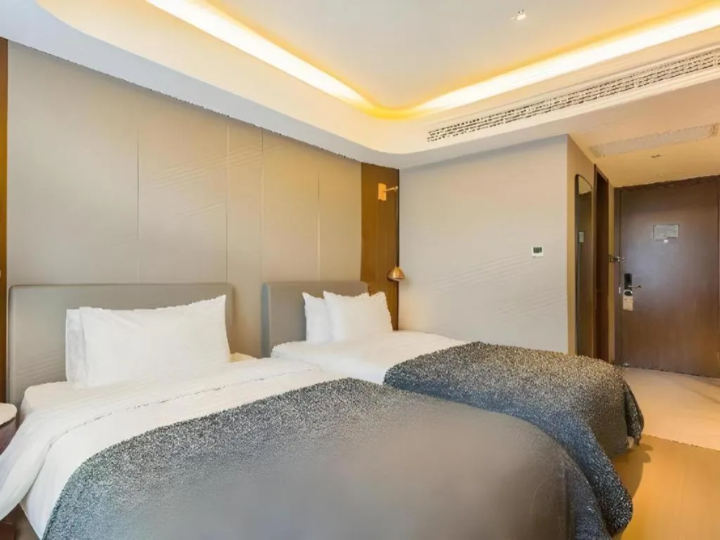 Bed in Yitel Collection Beijing Capital Airport New International Exhibition