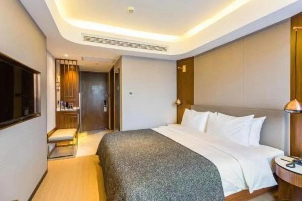 Bed in Yitel Collection Beijing Capital Airport New International Exhibition