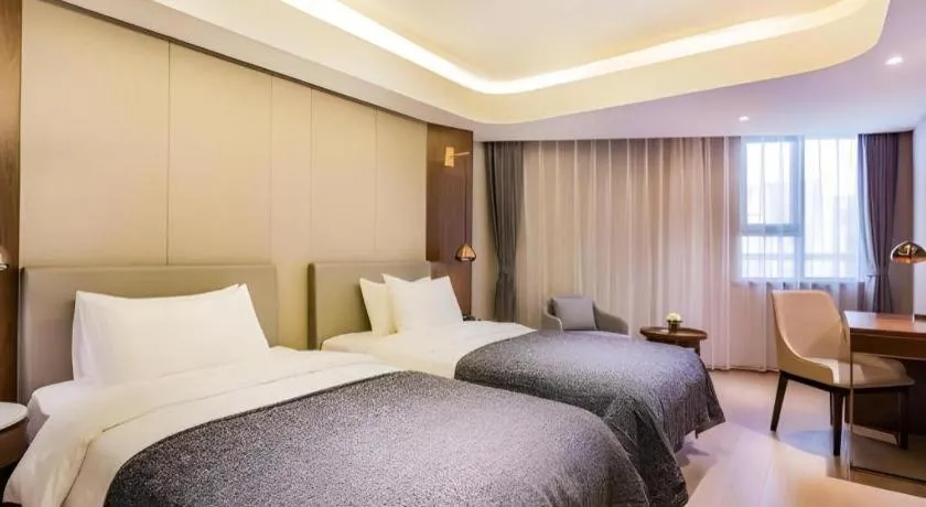 Bed in Yitel Collection Beijing Capital Airport New International Exhibition