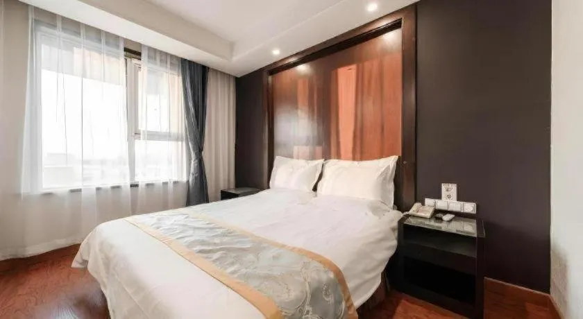 Bed in Yitel Collection Beijing Capital Airport New International Exhibition