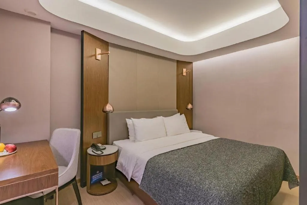 Bed in Yitel Collection Beijing Capital Airport New International Exhibition